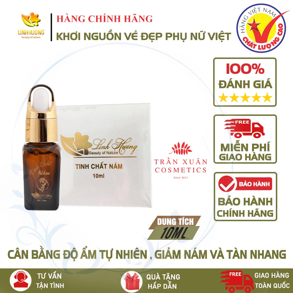 Tinh Chất Nám Linh Hương Bổ Sung Ha Vitamin B3 Cho Làn Da Mịn Màng 10Ml