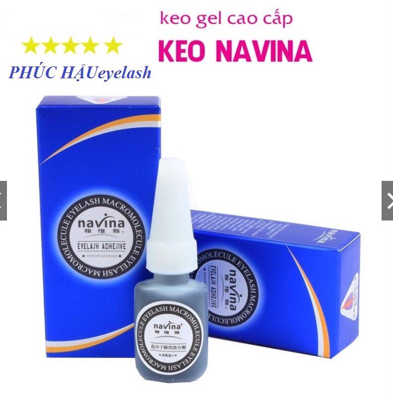 Keo Gel Navina Keo Nối Mi Ít Cay Navina Khô Chậm