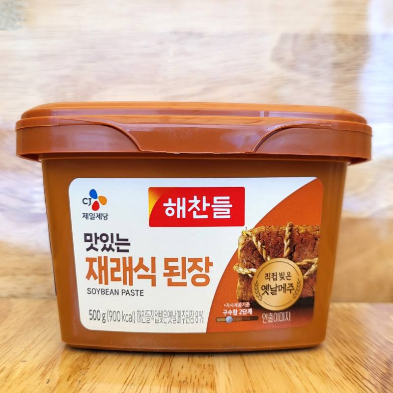 CJ [hộp NÂU 500g] TƯƠNG ĐẬU TRUYỀN THỐNG [KOREA] CJ FOODS Soybean Paste Fermented