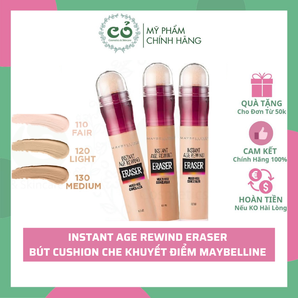 Bút cushion che khuyết điểm Maybelline Instant Age Rewind Eraser 6ml