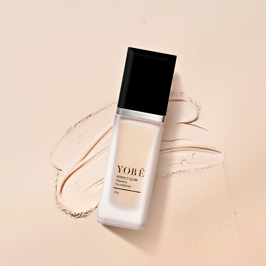 Kem nền căng bóng mỏng nhẹ nâng tông tự nhiên YOBE Perfect Glow Flawless Foundation 30ml chính hãng 