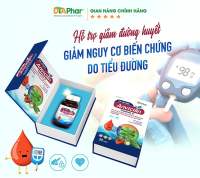 Viên uống đường huyết An Đường Anvicilin Hỗ trợ ổn định  tốt cho người tiểu đường hộp 30 viên