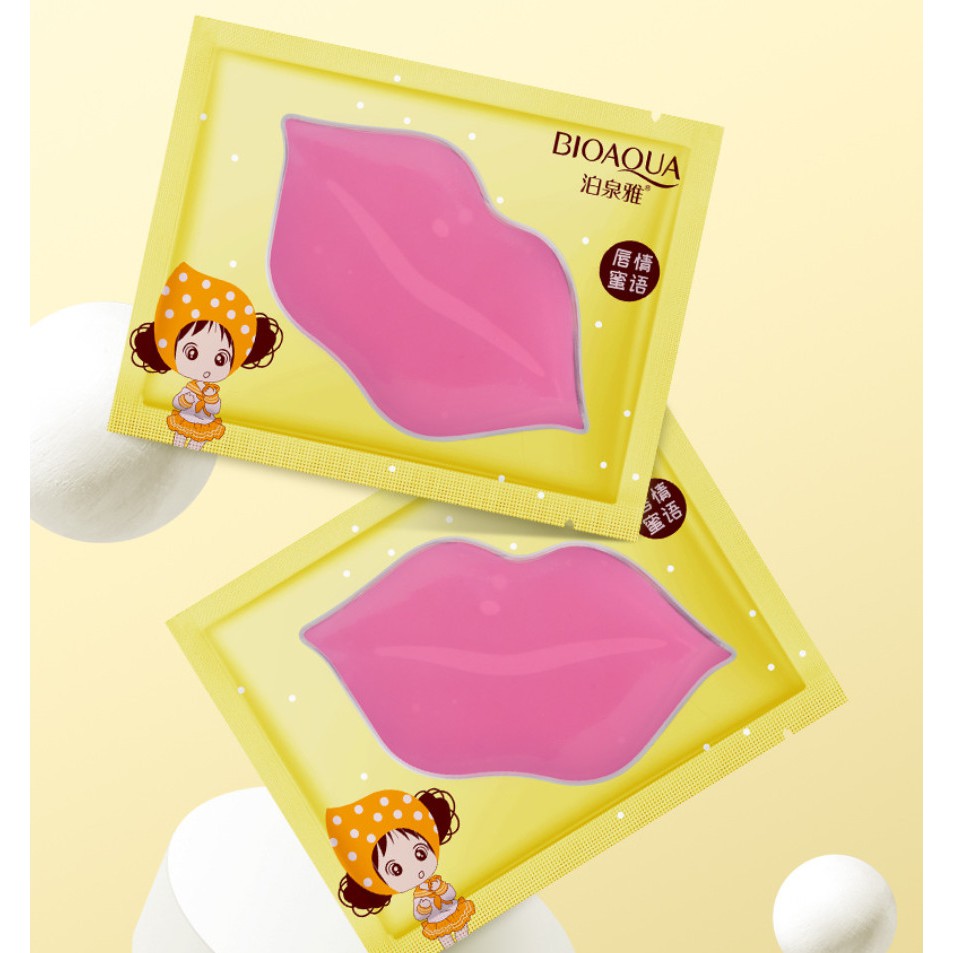 Mặt nạ môi Bioaqua FREESHIP dưỡng môi giảm thâm Mask môi cực tốt