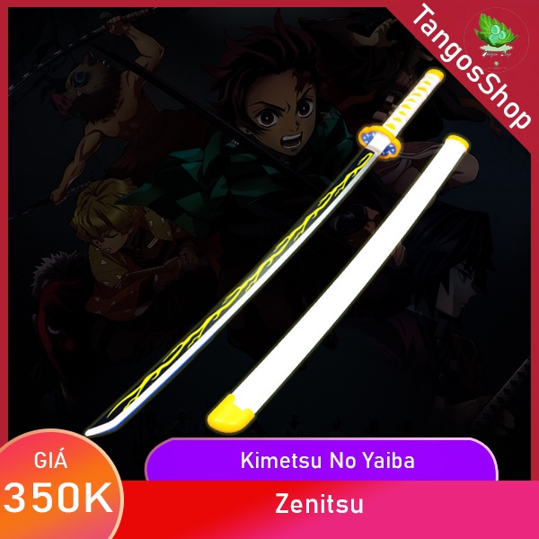 [ TẶNG QUÀ + FREESHIP ] Mô hình Kiếm Gỗ Kimetsu No Yaiba Viêm Trụ - Rengoku - Kiếm Thanh Gươm Diệt Q