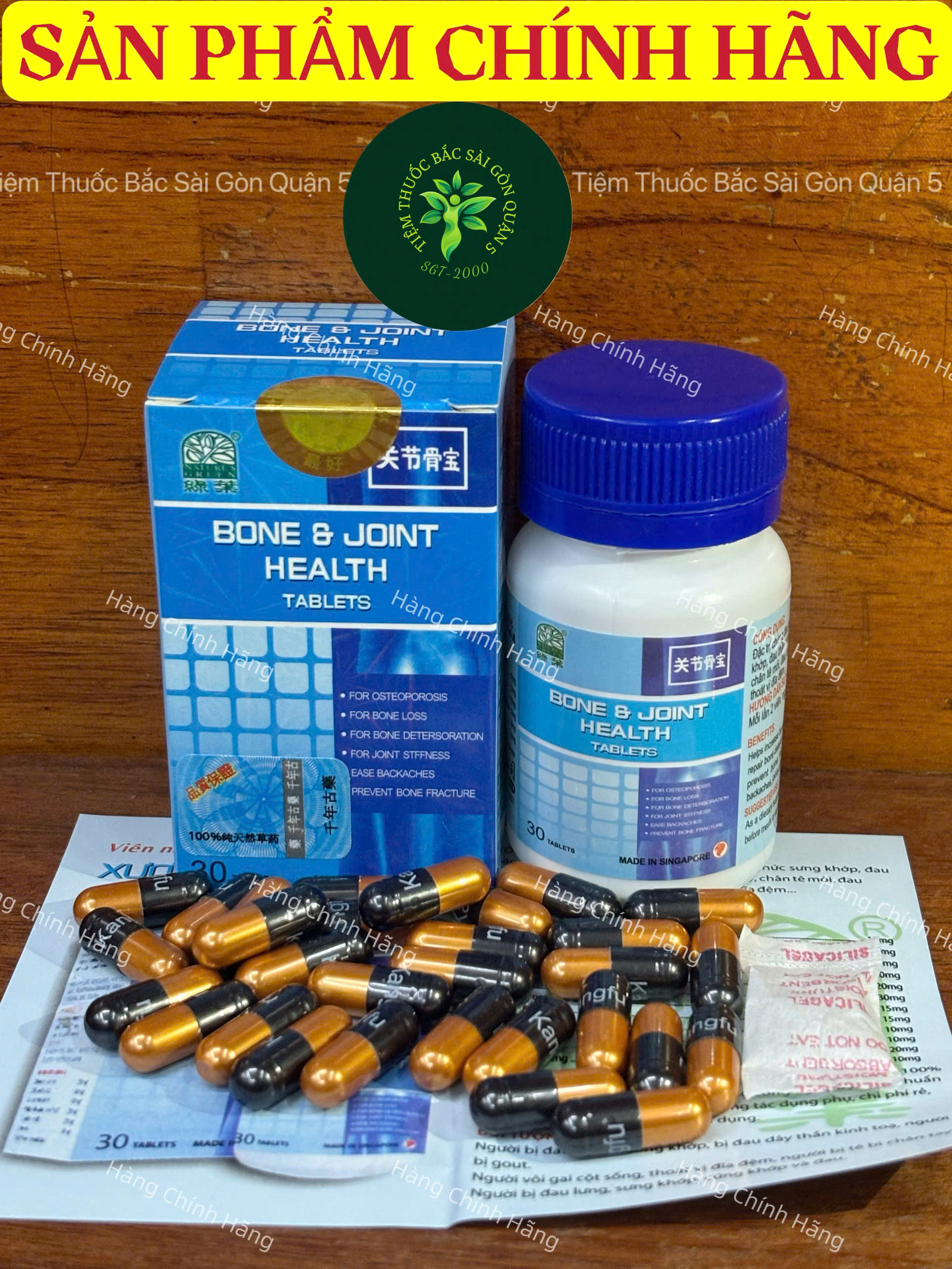 Bone & Joint Health Hỗ Trợ Xương Khớp Gout Singapore 30 Viên