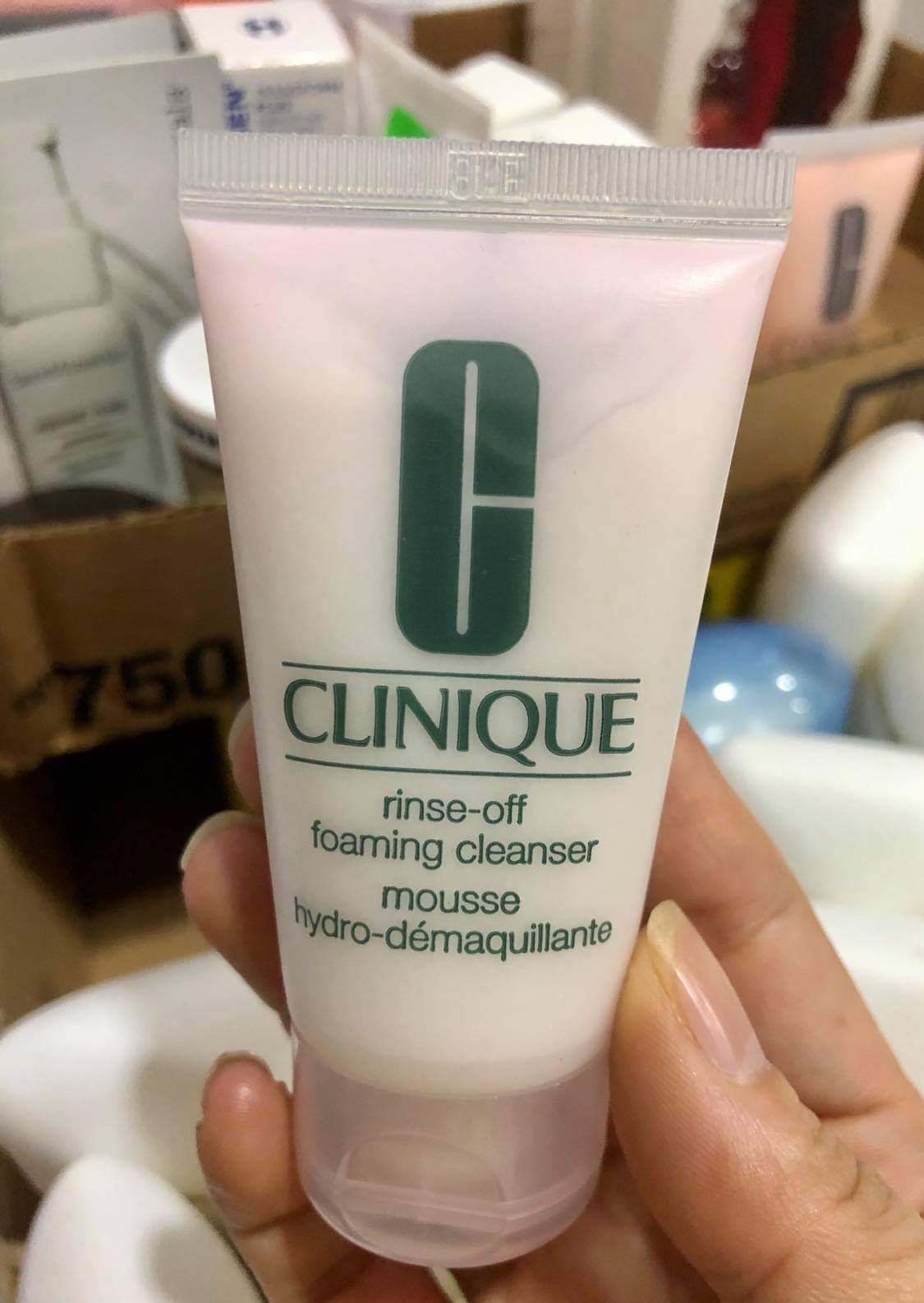 Sữa Rửa Mặt Clinique Rinse - Off Foaming Cleanser Mousse 30Ml Xách Tay Mỹ