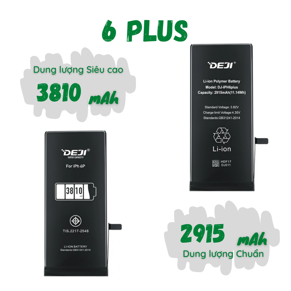 Siêu pin IP dung lượng cao và chuẩn cho IP 4 4S 5 5S 5C 5SE 6 6S 7 8 Plus X XR XS XSM 11 12 13 Pro M