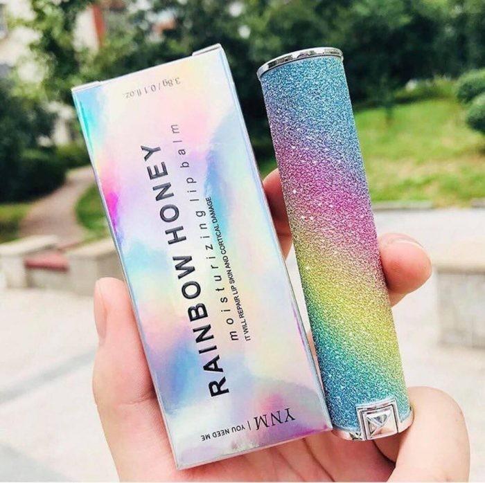 [Hot Trend] Son Lên Môi Đổi Màu Rainbow Honey Lip Balm