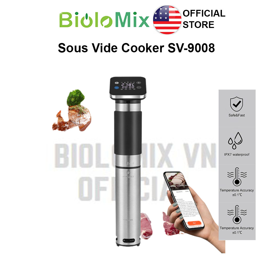 Máy nấu chậm Sous Vide BioloMix SV-9008 - Thiết bị nhà bếp hiện đại, chính hãng