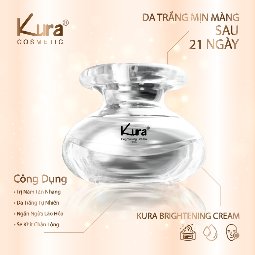 [Hcm]Xoá Nám Tàn Nhang - Kura Brightening Cream