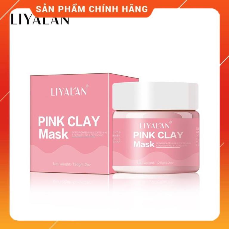 Mặt Nạ Đất Sét Hồng Liyalan Làm Trắng Hồng Chính Hãng