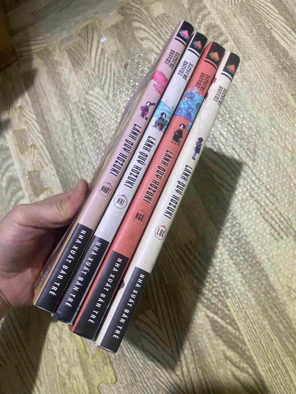 Combo 4q truyện tranh cũ Lãnh quỷ Hozuki