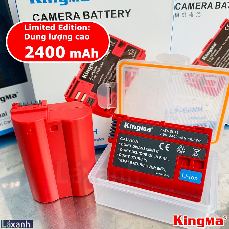 EN-EL15 A/B/C DLC 2400 mAh Nikon | Pin dung lượng cao cho máy ảnh NIKON EN-EL15 EL15 EL15A EL15C cho