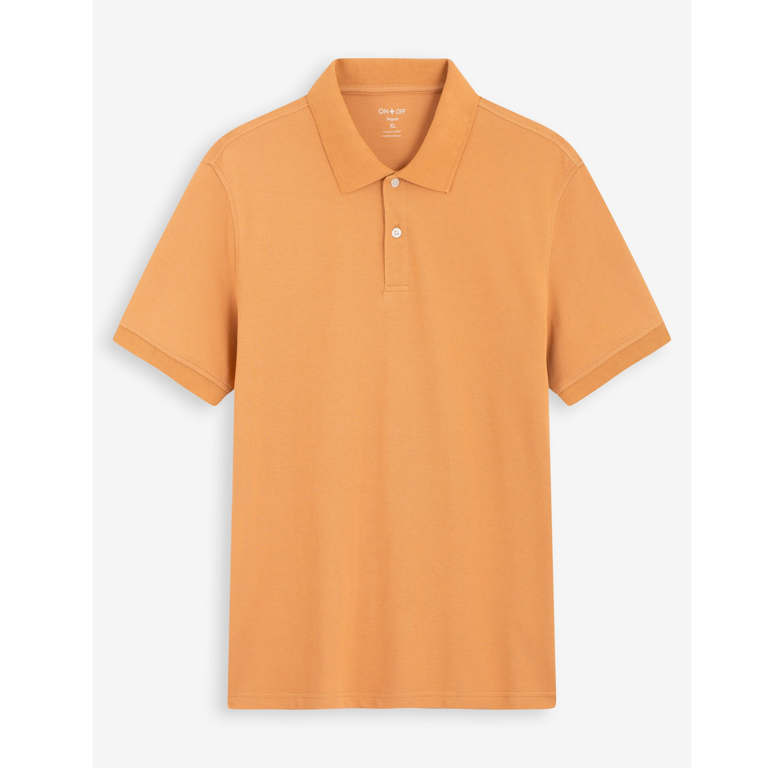 Áo polo nam Cotton phong cách basic thanh lịch trơn mịn thoáng mát ONOFF - 18TP25S079