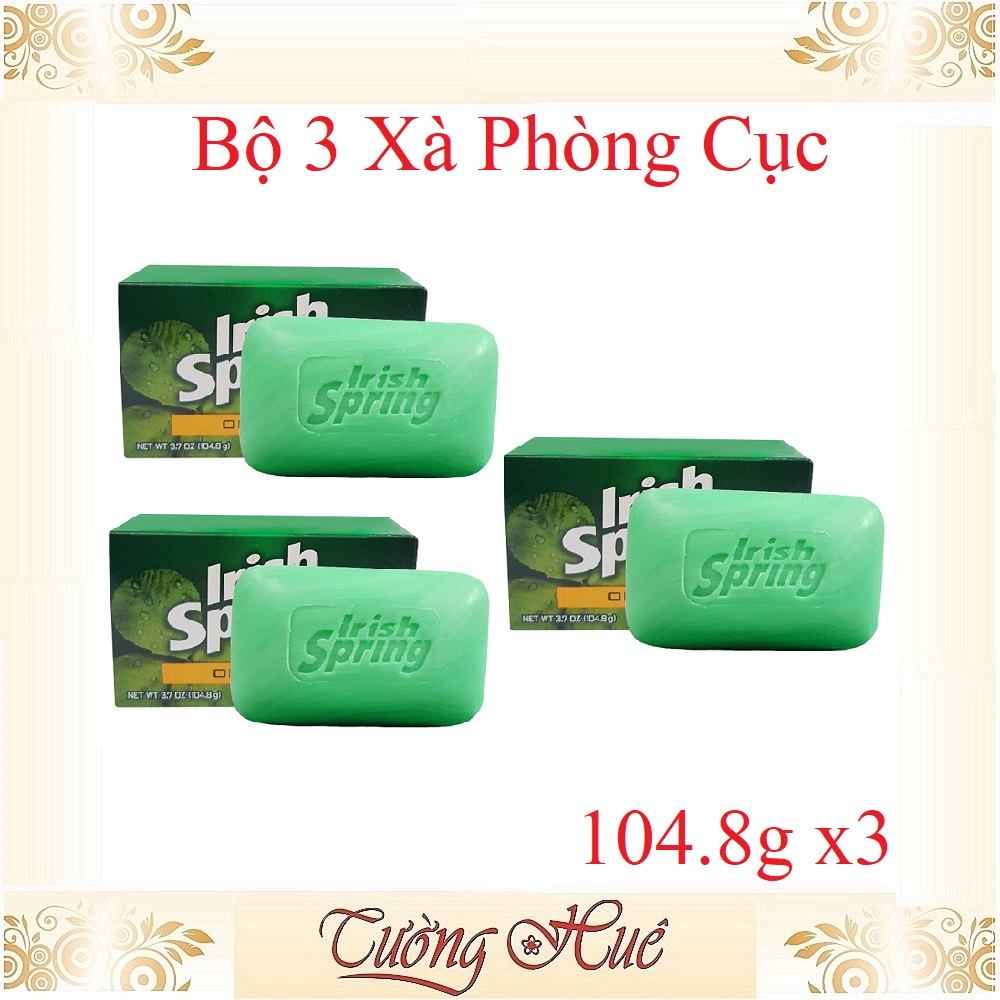 Bộ 3 Bánh Xà Phòng Irish Spring - 104.8G X3