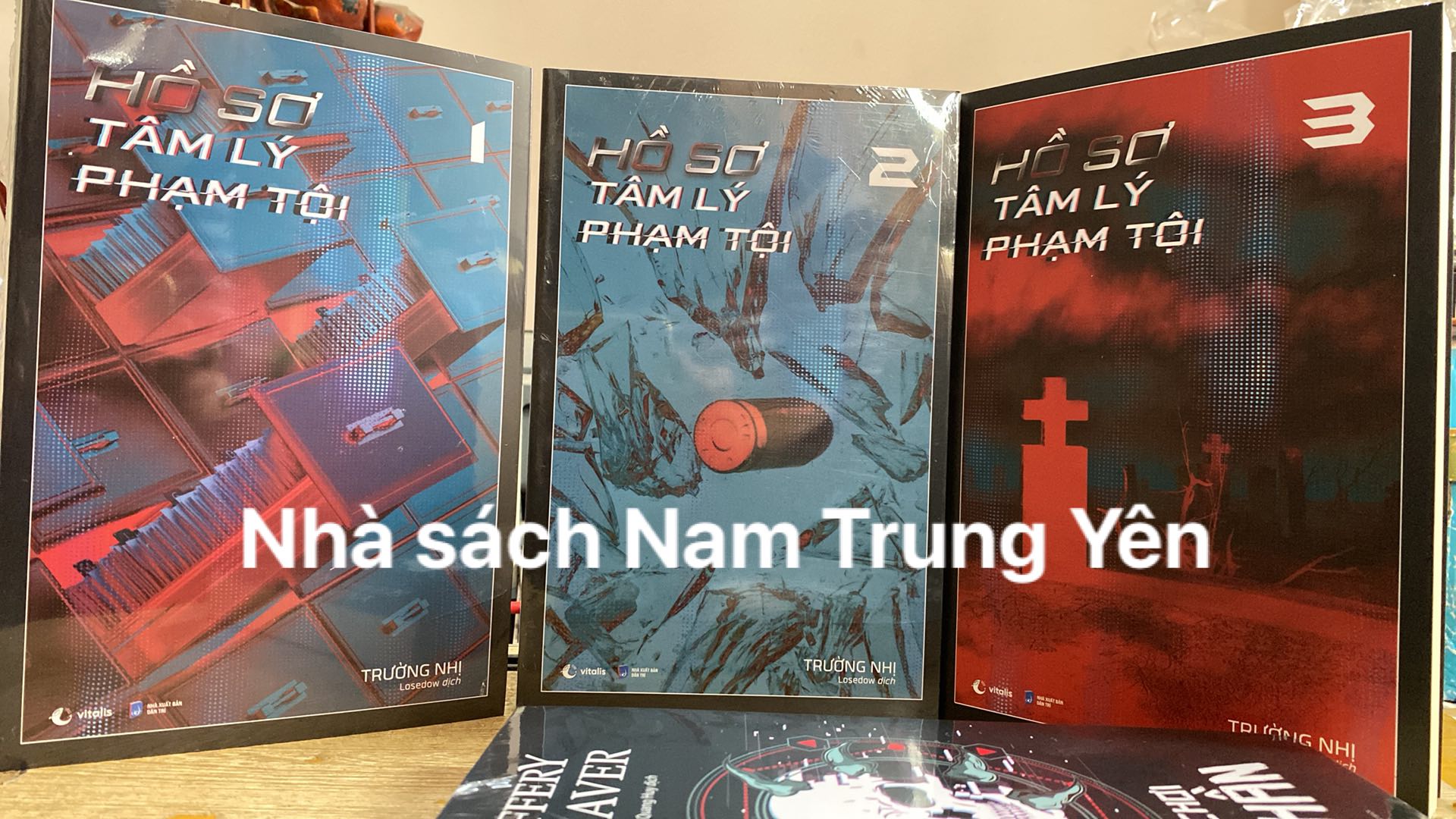 Sách - COMBO (TẬP 1+2+3) Hồ Sơ Tâm Lý Phạm Tội - Trường Nhị - TẶNG QUÀ TRỌN BỘ