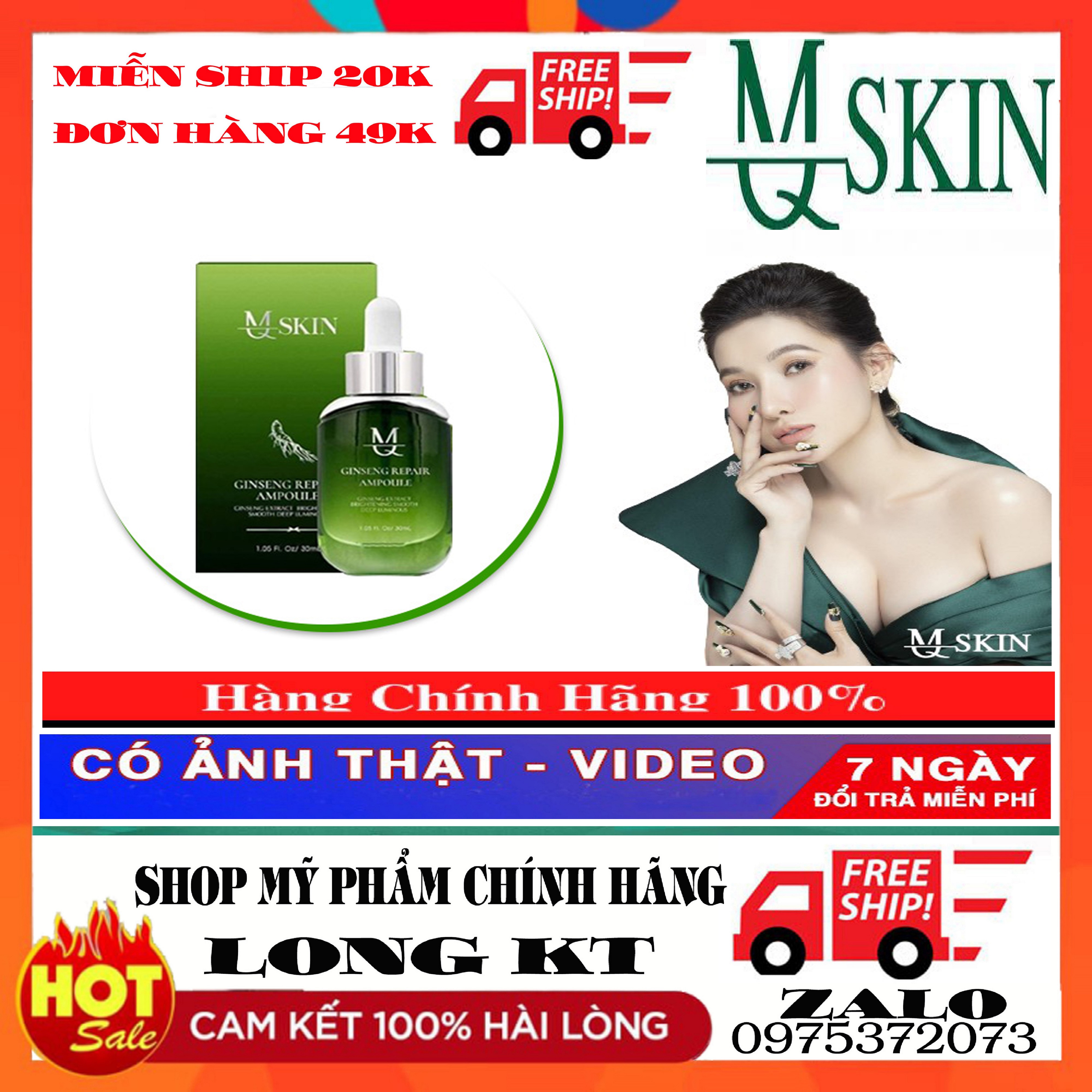 【Hỗ Trợ Ship 20K - Mq Skin Chính Hãng 100% Gía Buôn】Serum Căng Bóng Da Mqskin Dưỡng Ẩm Chuyên Sâu Tăng Độ Đàn Hồi Của Da. Cải Thiện Cấu Trúc Da Nuôi Dưỡng Và Giúp Da Hấp Thụ Các Dưỡng Chất Tốt Hơn Cân Bằng Da Điều Tiết Nhờn Đào Thải Độc