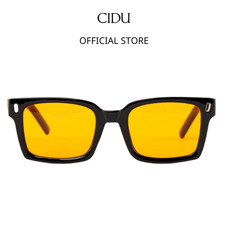 Kính Râm Thời Trang Tròng Vàng Cao Cấp Cidu Mk05