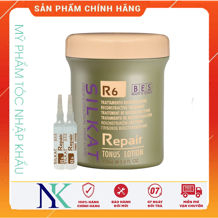 [Hcm]Huyết Thanh Nuôi Dưỡng & Phục Hồi Tóc Bes R6 Tonus Lotion 10*12Ml