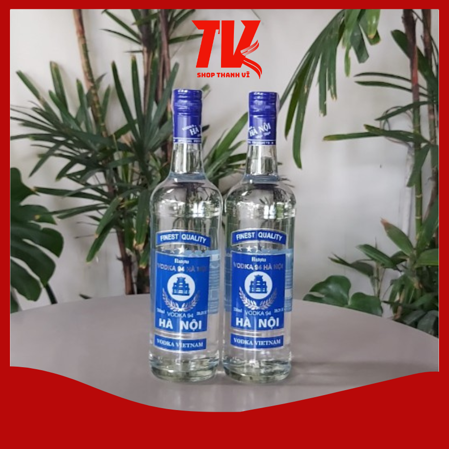 Vodka Hà Nội 750ml - 395%  "MUA 1 CHAI TẶNG 1 LY THUỶ TINH" Shop Thanh Vĩ 9