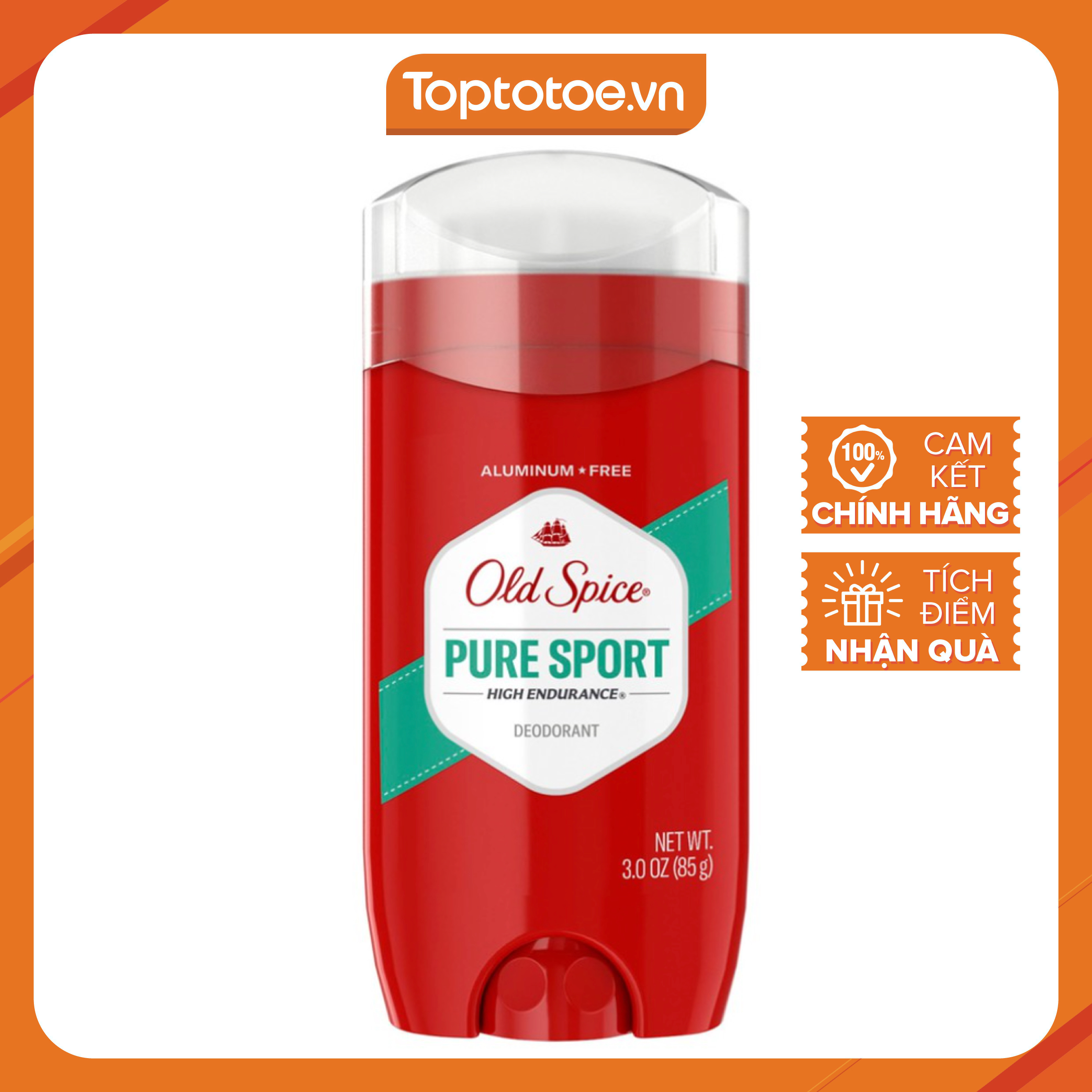 Lăn Khử Mùi Cho Nam Old Spice Long Lasting Stick Pure Sport Highendurance Deodorant 85g
