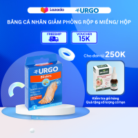 Băng Cá Nhân Urgo Hydrocolloid Pad Dressing Giúp Ngăn Ngừa Và Hỗ Trợ Giảm Phồng Rộp (Hộp 6 Miếng)