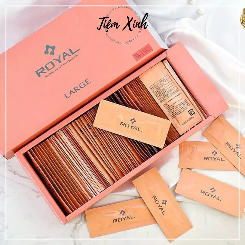 Serum Dưỡng Trắng Da Royal Placenta Nhật Bản Tinh Chất Nhau Thai Mờ Thâm Và Tàn Nhang Set 10 Gói