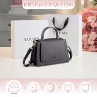 Túi Yuumy (Thời trang nữ nắp gập phối quai xách size 20 - Túi đeo chéo da Seasand YN128)