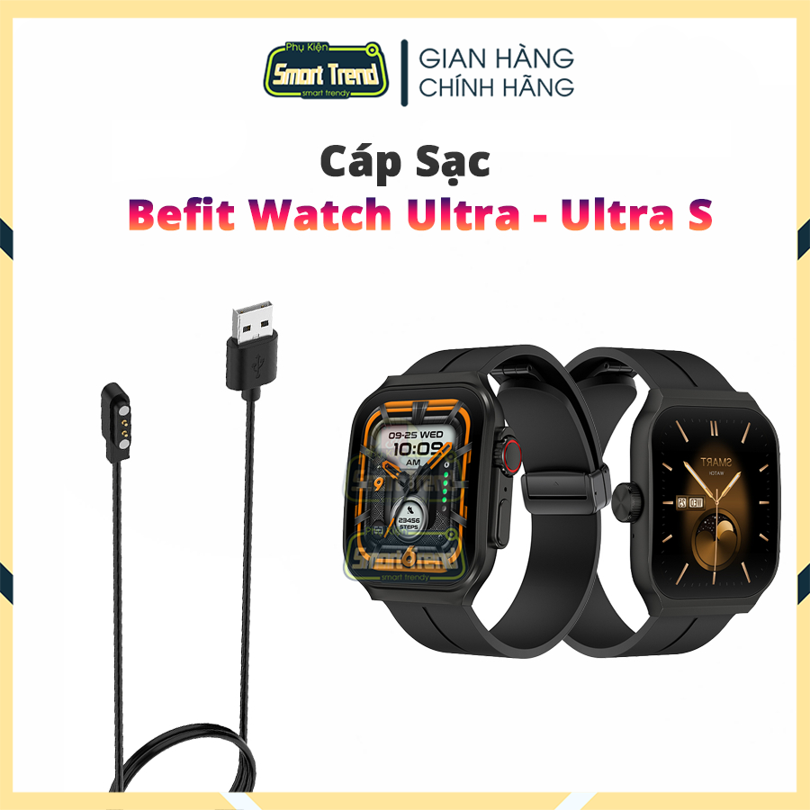 Sạc Nam Châm Độ Dài 1M Dành Cho Đồng Hồ Thông Minh Befit Watch Ultra / Ultra S SmartTrend