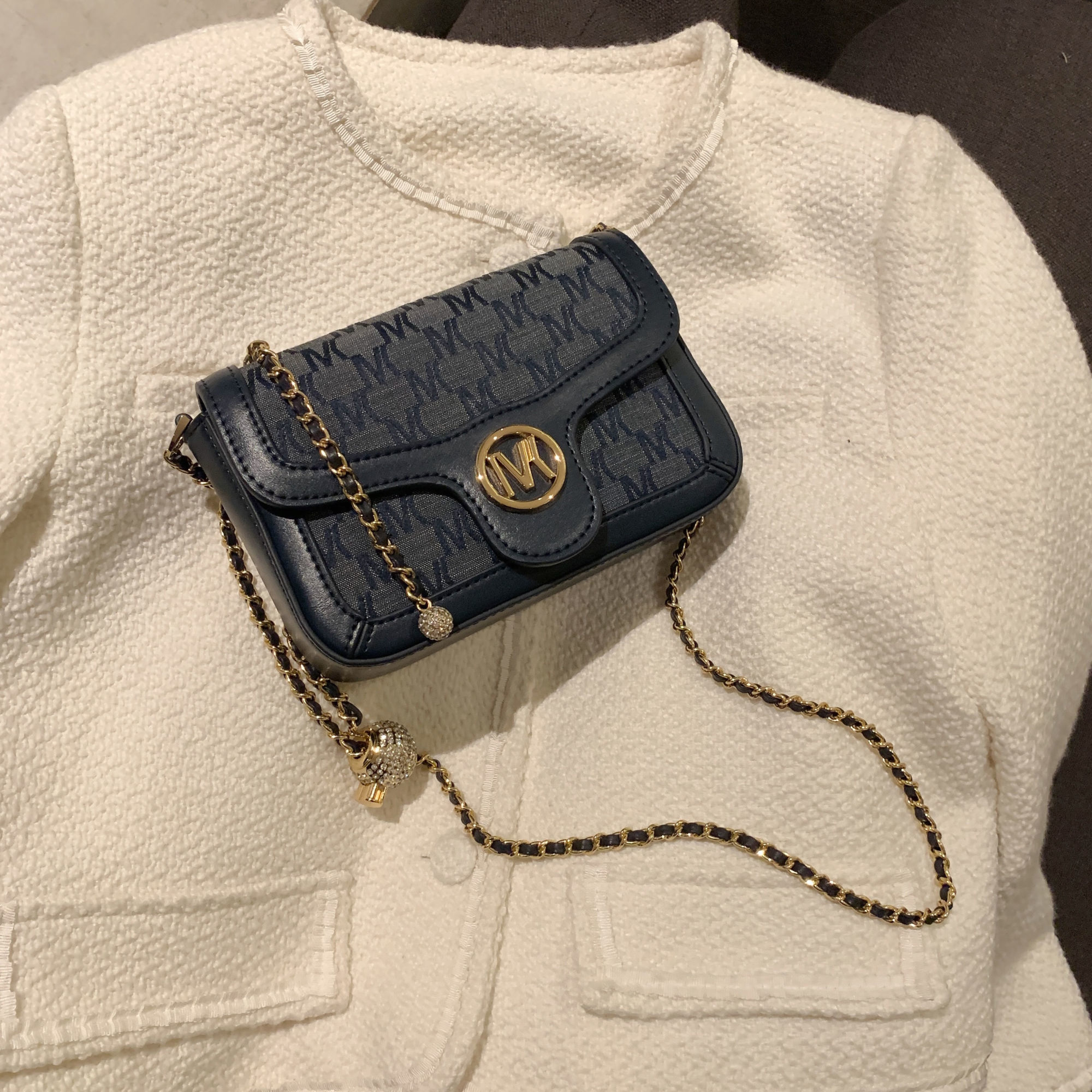 miocra koly NhỏmkCao Bồi Miền Tây Yên Túi Nữ Mùa Hè Ngọt Túi Da Cool Bag Thiết Kế Thích Hợp Túi Đeo Vai