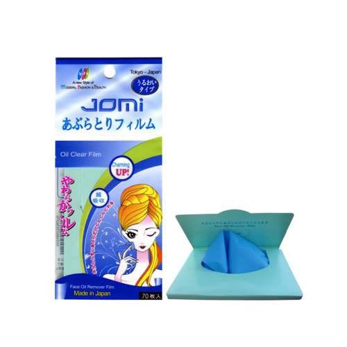 Giấy Thấm Dầu Jomi Oil Clear Film Nhật Bản Giúp Thấm Sạch Dầu Nhờn Hút Sạch Bụi Bẩn Làm Thông Thoáng Da 70 Tờ