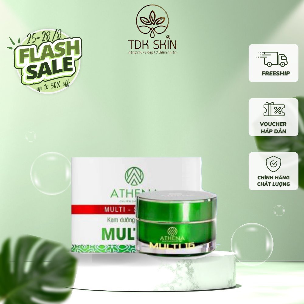 Kem làm mờ rạn da  Multi 16 giúp làm mờ ngăn ngừa rạn da hũ lớn 30g hũ nhỏ 20g - TDK SKIN