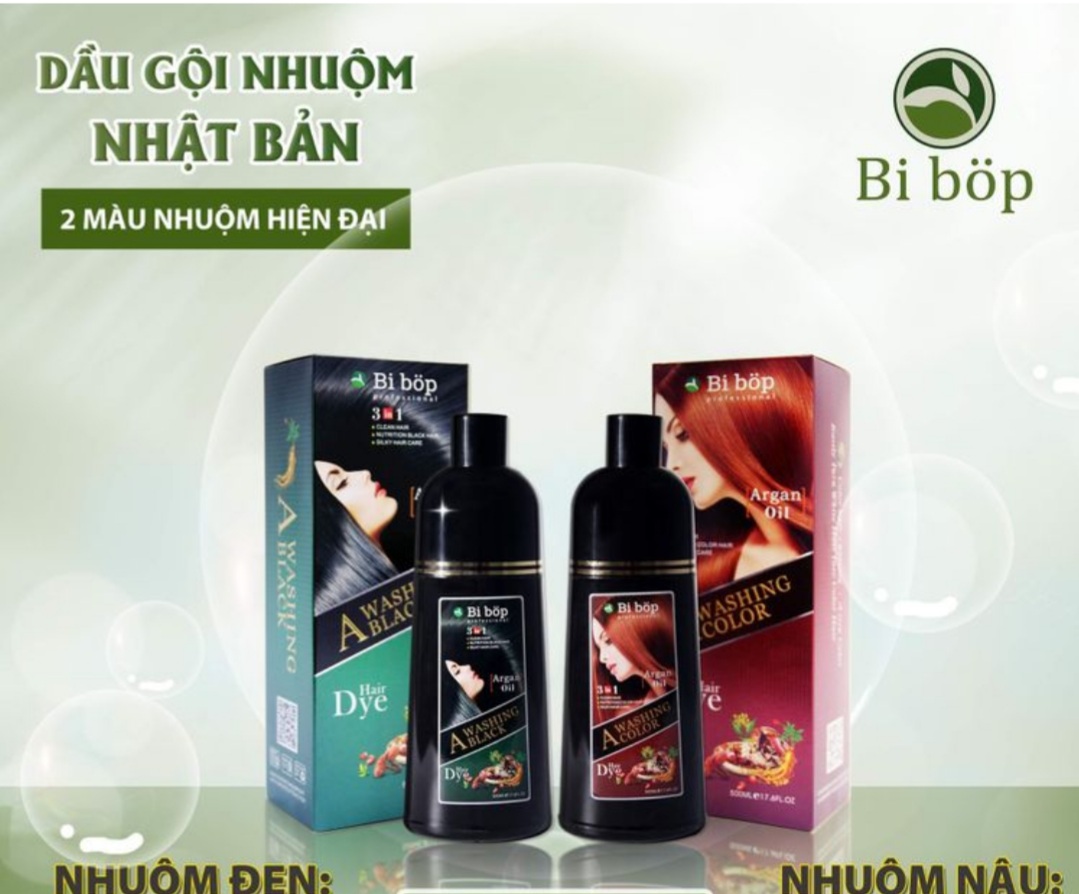 Dầu Gội Phủ Bạc Tóc Bibop Nhật (Hàng Chính Hãng)