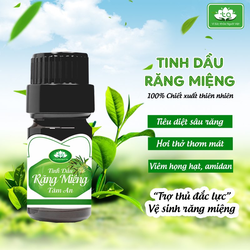 Tinh Dầu Sâu Răng Hôi Miệng Tâm An