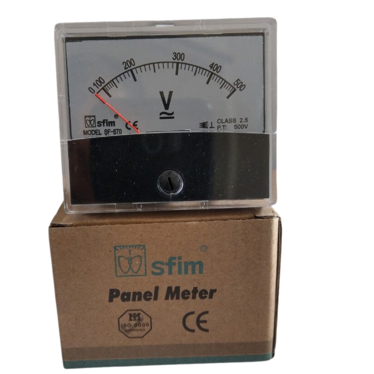 Đồng hồ tủ điện HP-670 vôn ampere 60x70 đo điện áp dòng điện trực tiếp tiêu chuẩn Đài Loan tín hiệu analoge dạng kim