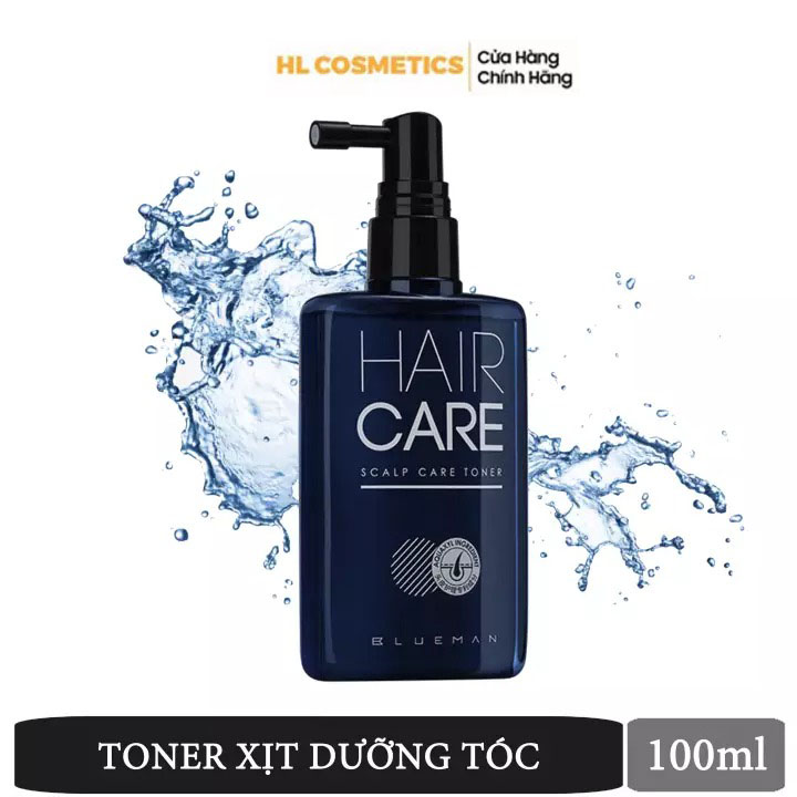 Dưỡng Tóc Cho Nam Dạng Xịt Blueman Chính Hãng Hair Care Cấp Ẩm Phù Hợp Tóc Uốn Tóc Khô Xơ 100Ml Zl74