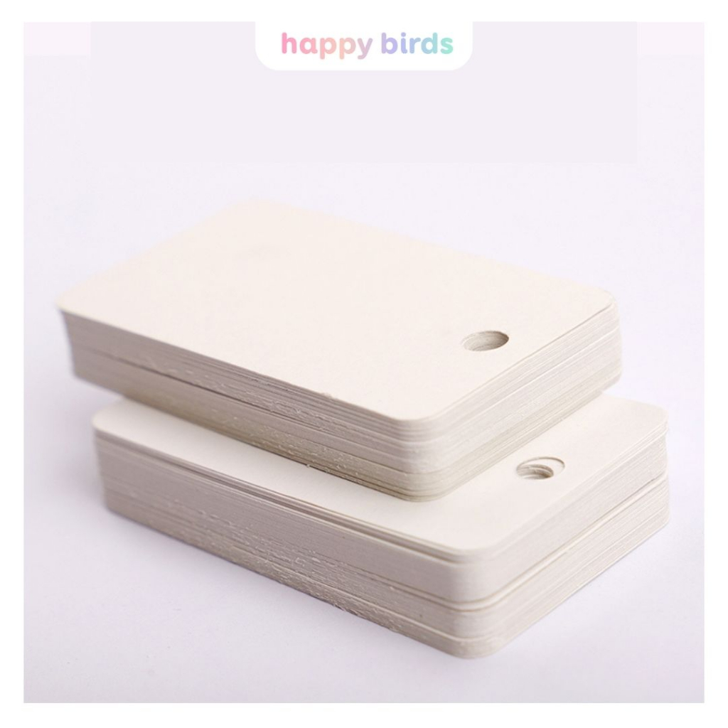 Thẻ học từ vựng flashcard 100 thẻ loại dày đẹp hỗ trợ học tiếng Anh tiếng Trung Nhật Hàn HappyBirds