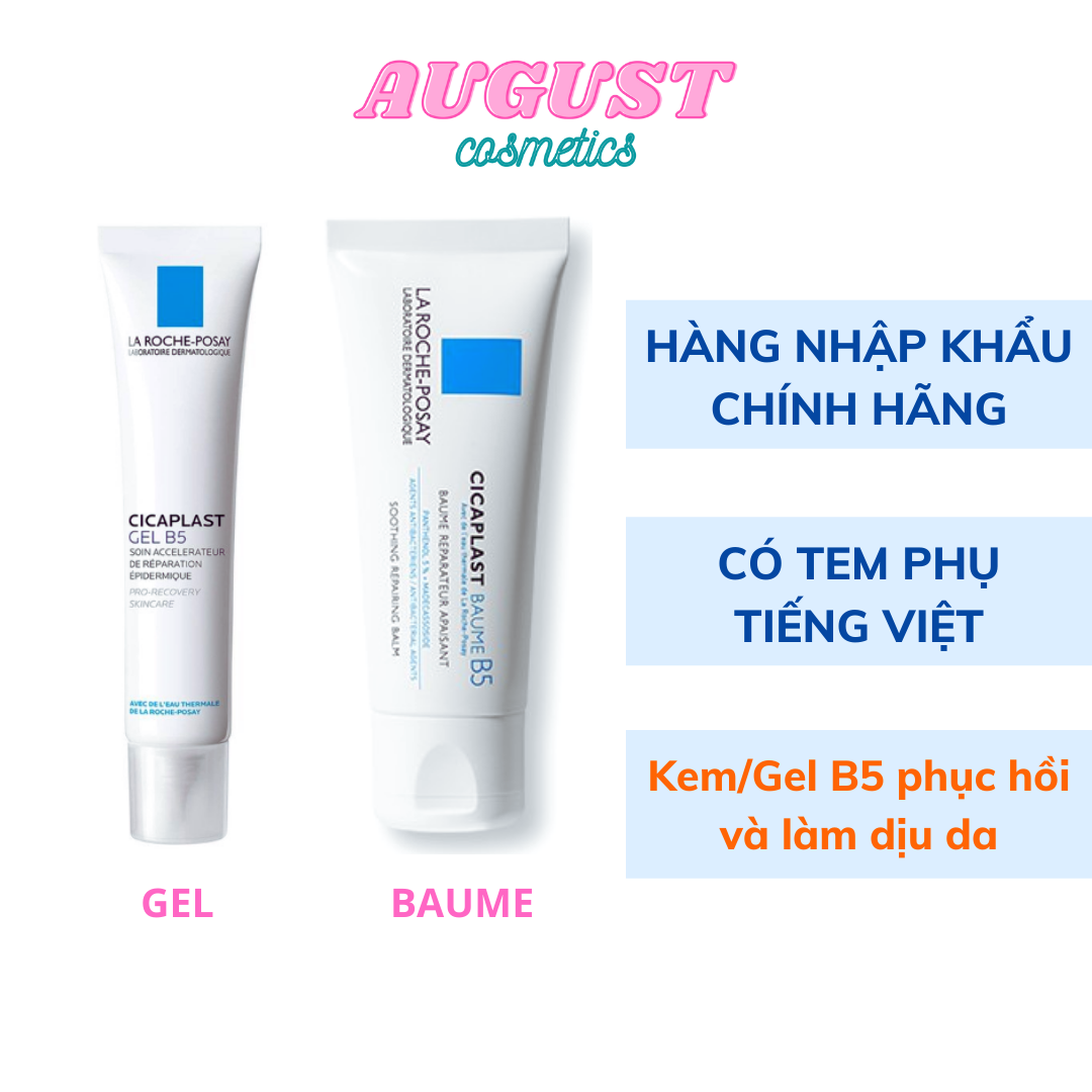 Kem - Gel Dưỡng B5 La Roche Posay Cicaplast Phục Hồi Và Làm Dịu Da Kích Ứng 40Ml