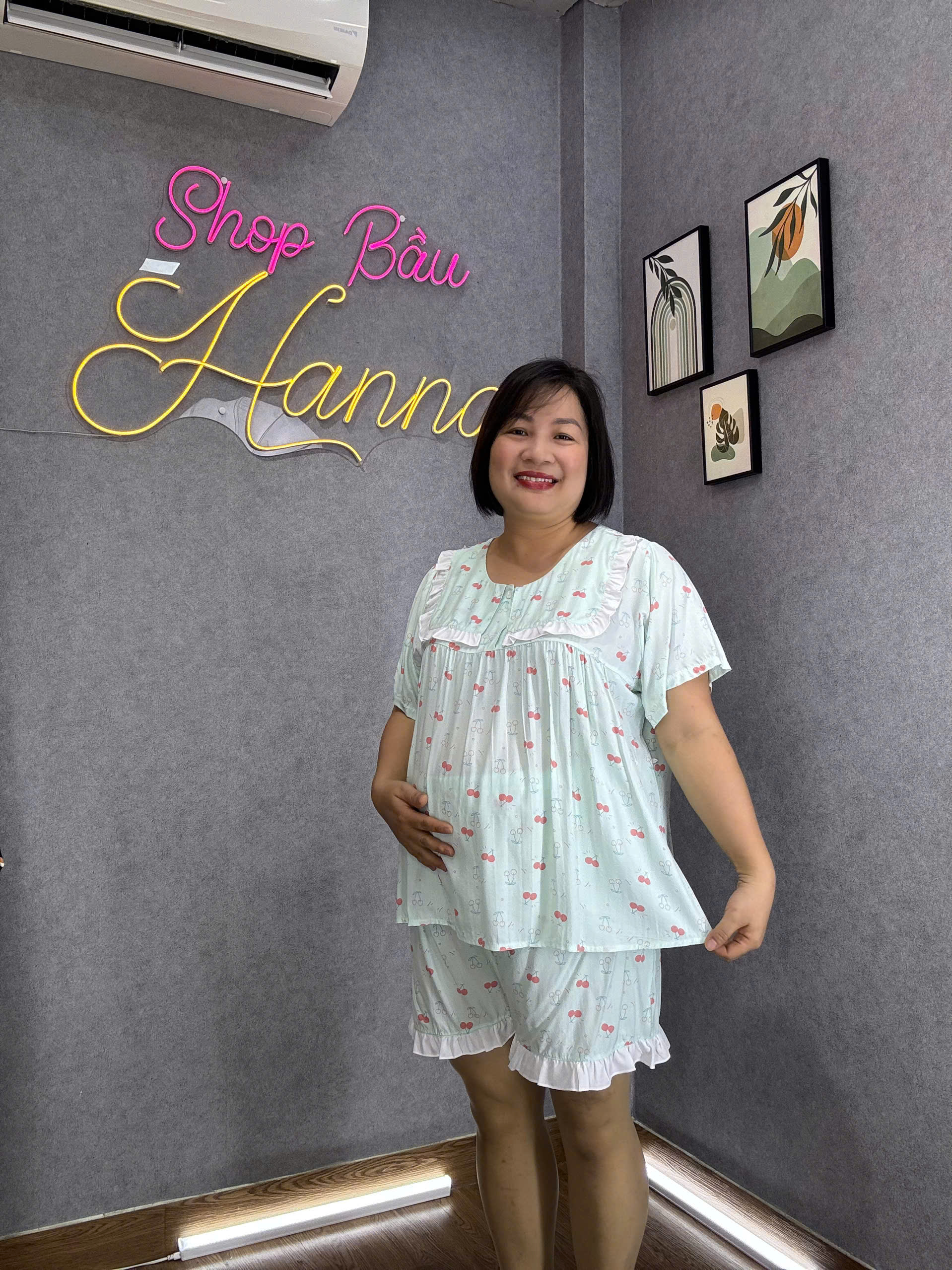 [70-100KG] Đồ bộ bầu mặc ở nhà vải lanh bigsize 100kg (tôn thái 2 da) vải mềm mát dày hơn bền hơn ít
