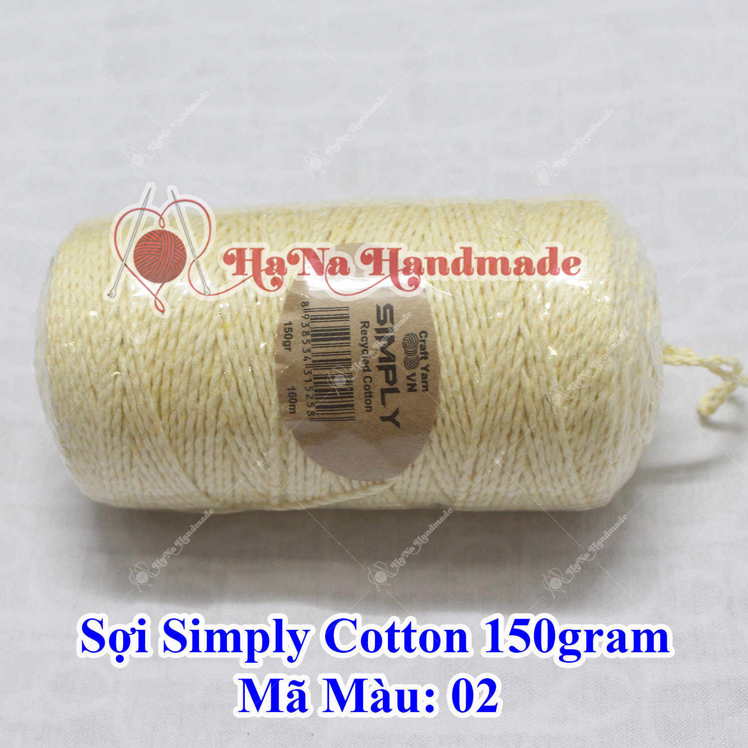 Sợi simply cotton 30k/cuộn/150gram