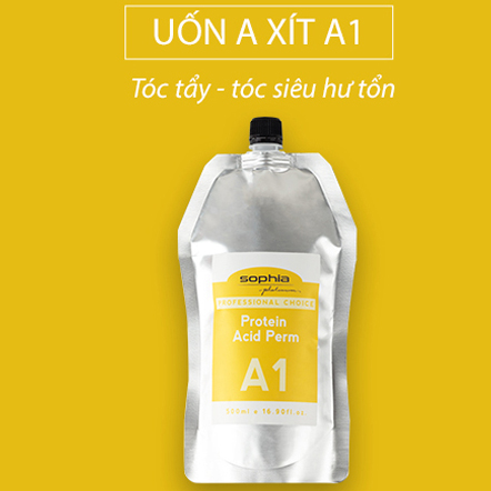 Thuốc Uốn Protein Chống Nát Tóc A1 - Uốn Acid ( Dành Cho Tóc Tẩy Tóc Siêu Hư Tổn)