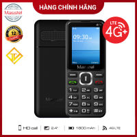 Điện thoại Masstel izi T2 4G(LTE) Màn hình 2.4 inch Đèn pin siêu sáng Loa to - Hàng chính hãng