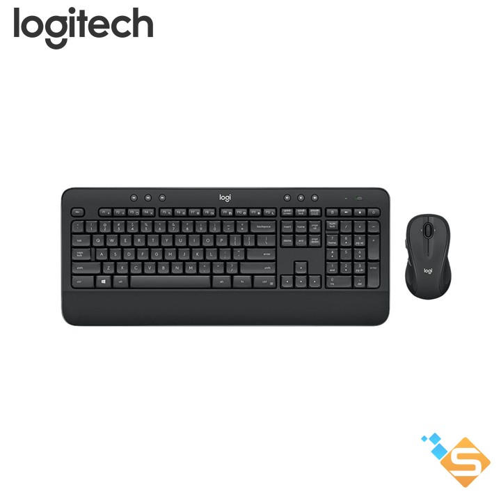 Bộ bàn phím và chuột không dây Logitech MK545 (Đen) - BH 12 tháng