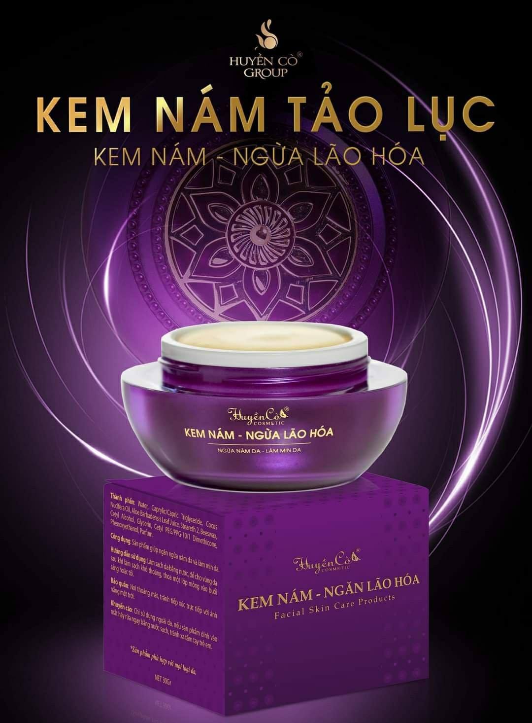 Kem Nám Tảo Lục Huyền Cò