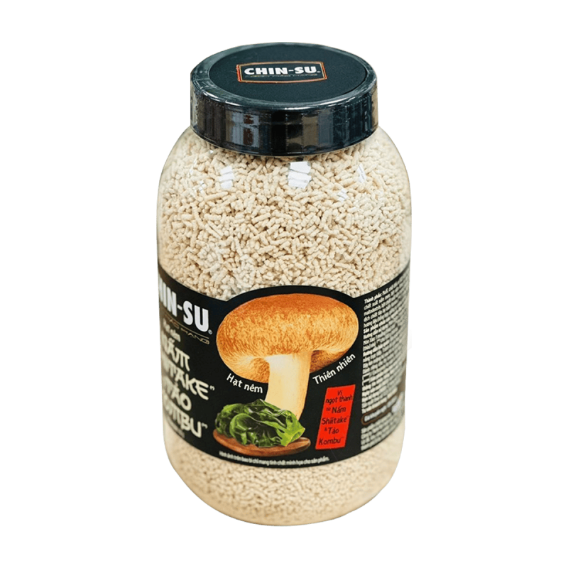Combo 2 Hạt Nêm CHIN-SU Nấm Shiitake & Tảo Kombu Hộp 450g