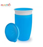 CỐC CHỐNG ĐỔ 360 ĐỘ MUNCHKIN CÓ NẮP (296ML-XANH DƯƠNG)