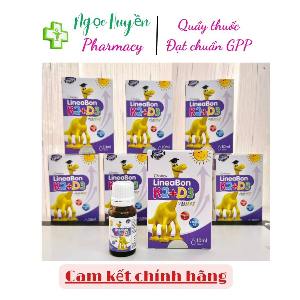 Dung dịch LineaBon K2+D3 hỗ trợ bổ sung Vitamin D3 K2 (10ml)