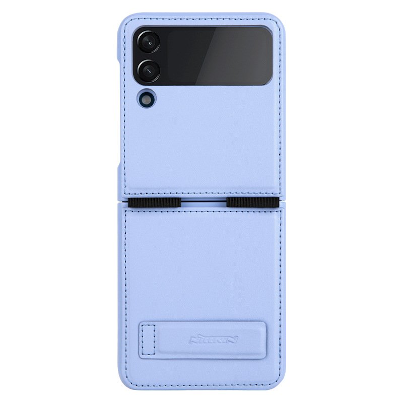 Ốp Case Nillkin Qin Leather (Vegan Leather) Dành Cho Samsung Galaxy Z Flip 4 5G - Hàng Chính Hãng