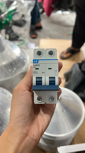 Cầu dao tự động MCB 2 pha LS LA63N 2P 10A - 16A - 20A - 25A - 32A - 40A - 50A - 63A - 80A - 100A - 1