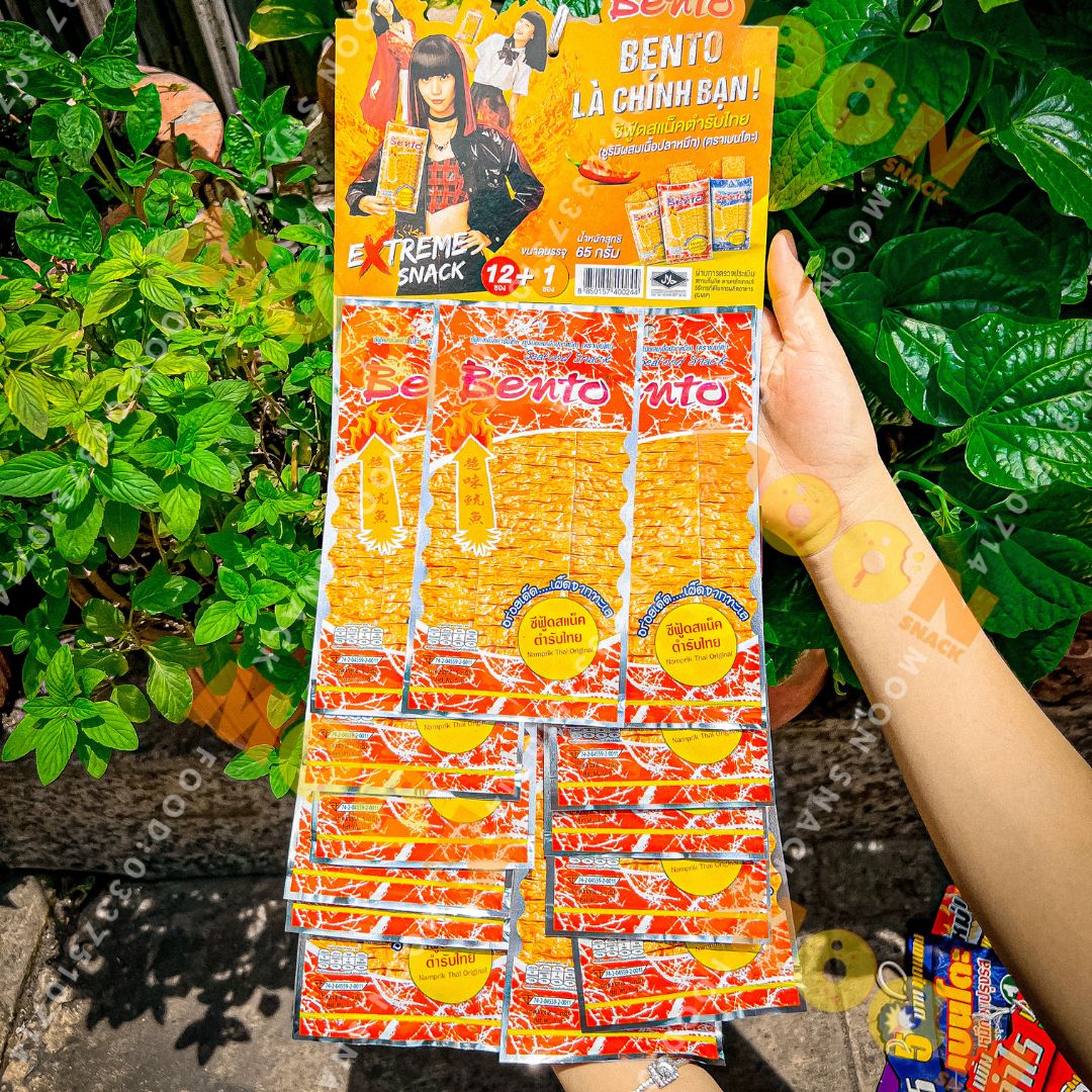 MỰC BENTO THÁI LAN LỐC 12 GÓI (13* 5g) các màu đỏ/cam/xanh biển/tím